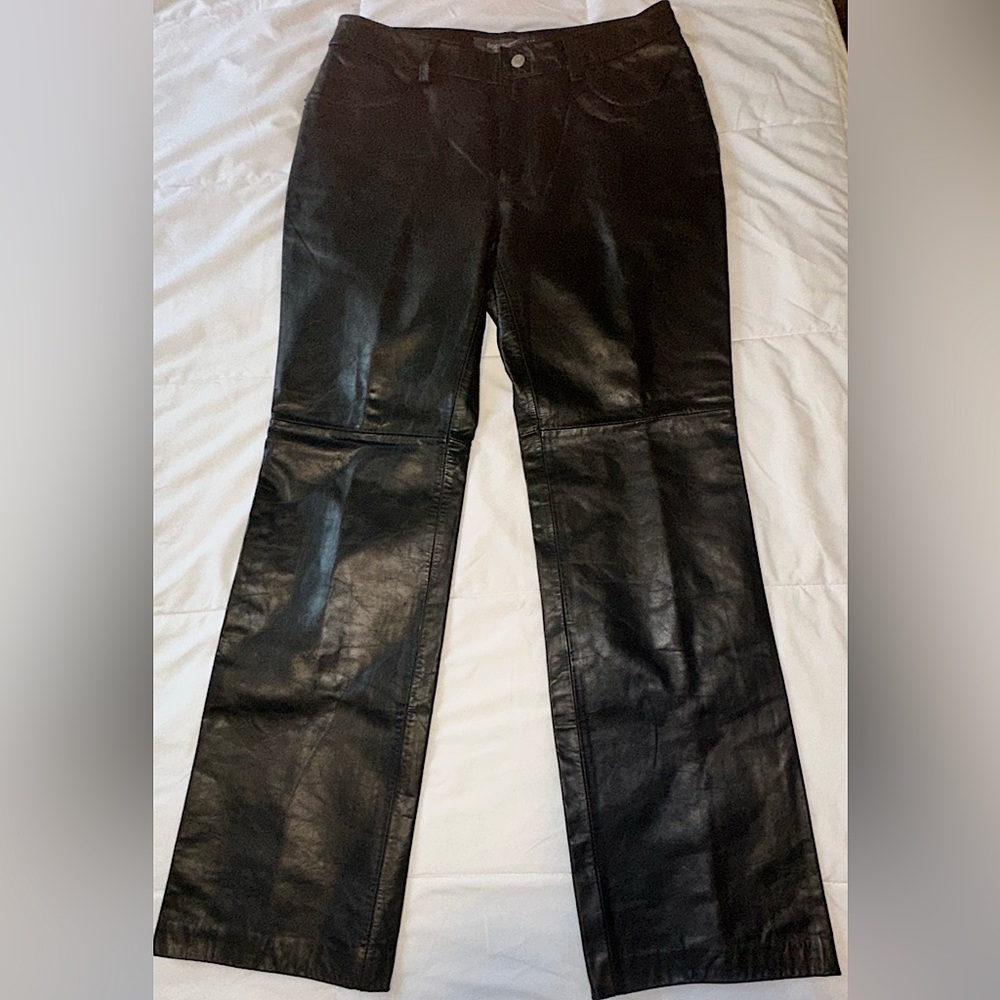 Black Leather Pants